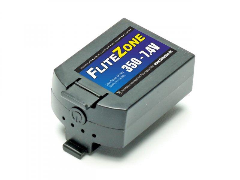 FliteZone RC-Akku LiPo 350 mAh 7.4 V Bo105 Ersatzakku zu Flitezone Bo 105 Heli
