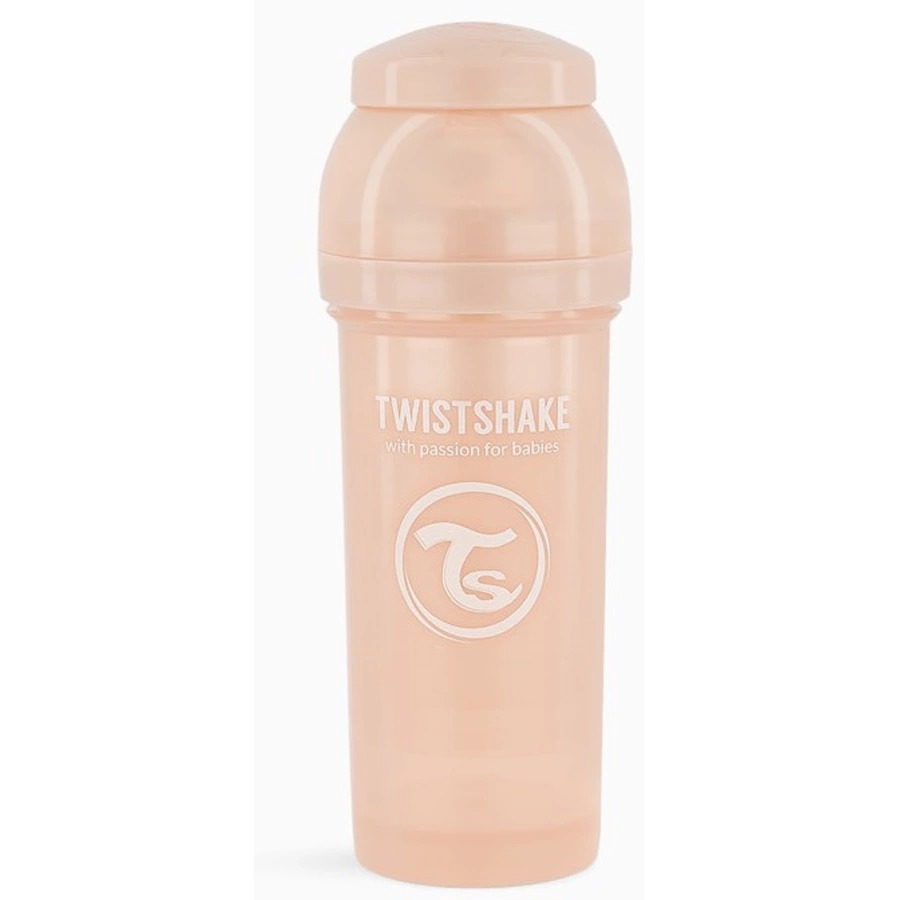 Twistshake Babyflasche Anti-Kolik ab 0 Monate 260 ml, Champagne