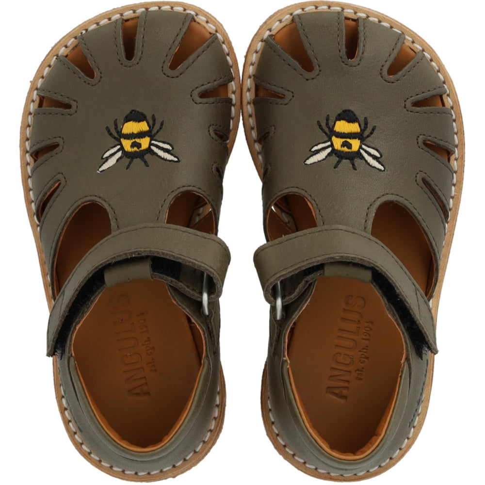 Køb Angulus Forrest Begynder Sandal Med Bi Broderi