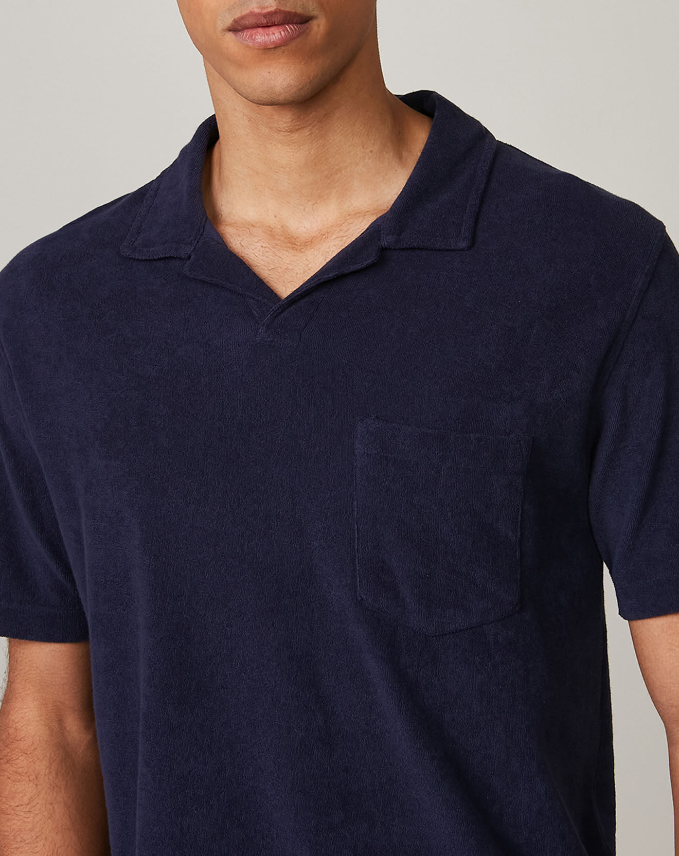 Hartford Polo en éponge bleu