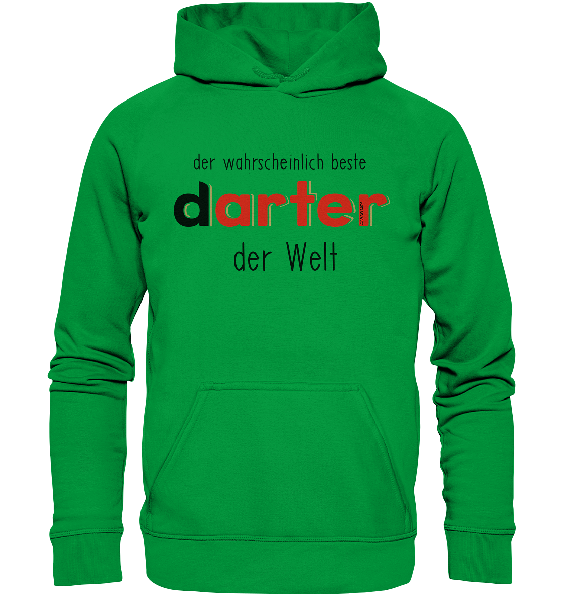DartSturm - Der wahrscheinlich beste darter der Welt Schwarz - Basic Unisex Hoodie