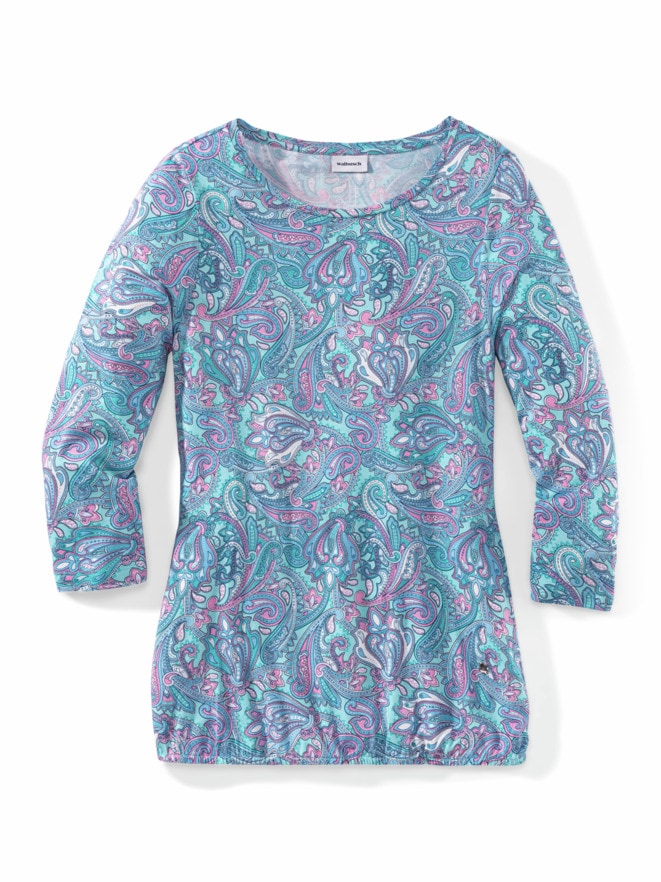 Blousonshirt Paisleyranke