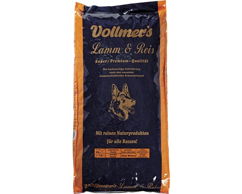 Vollmers Lam & Rijst droog hondenvoer 15 kg