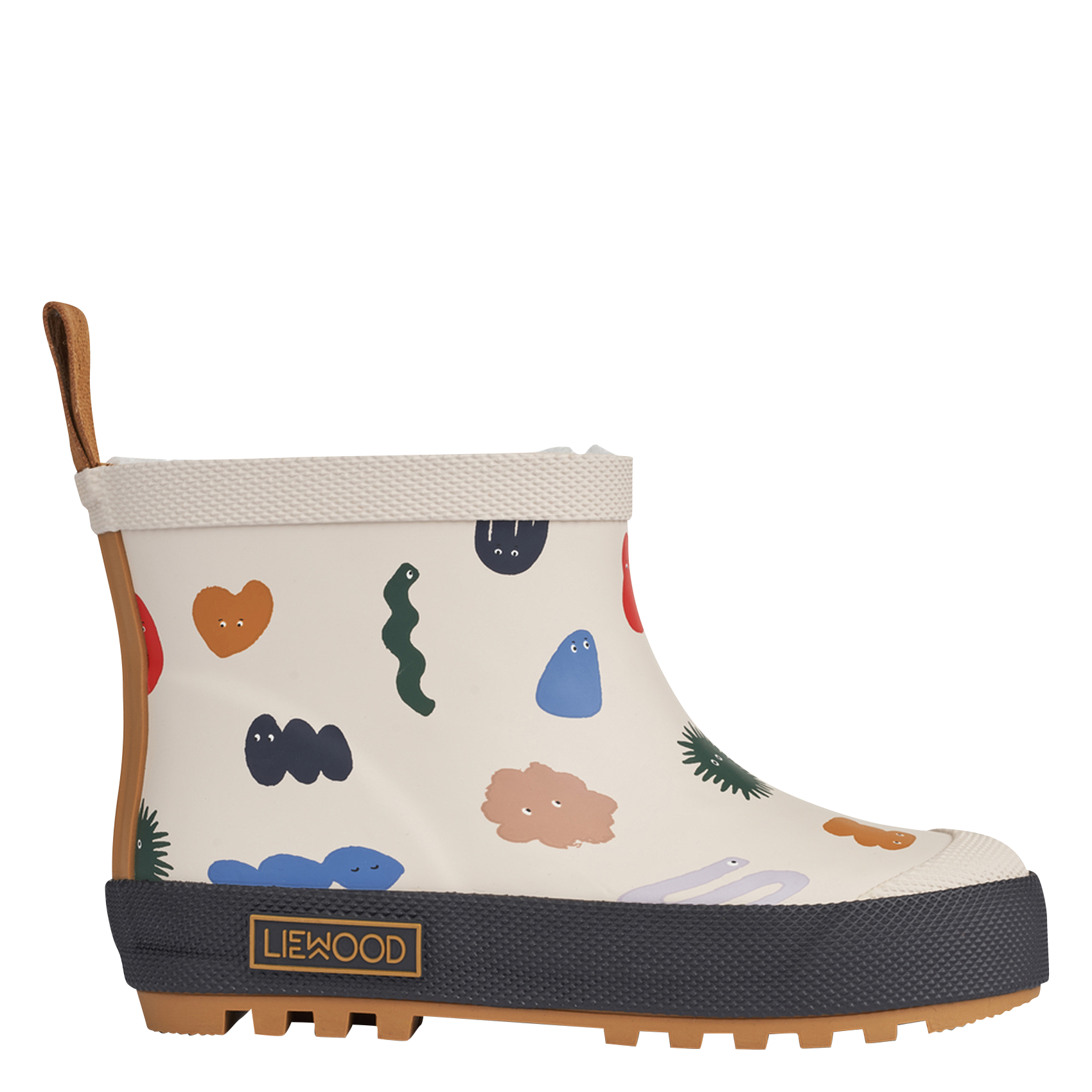 JESSE - Bottes de pluie thermiques imprimée | Beige