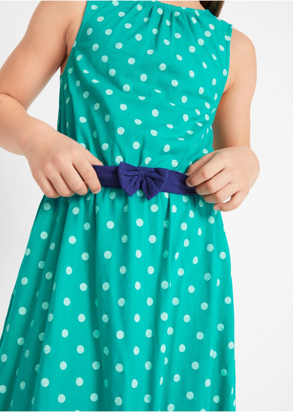 Robe en jersey fille en coton