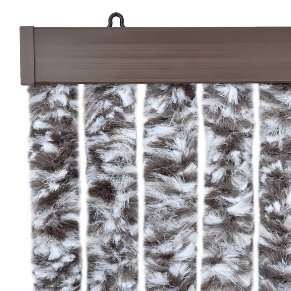 Moustiquaire marron et beige 90x200 cm chenille