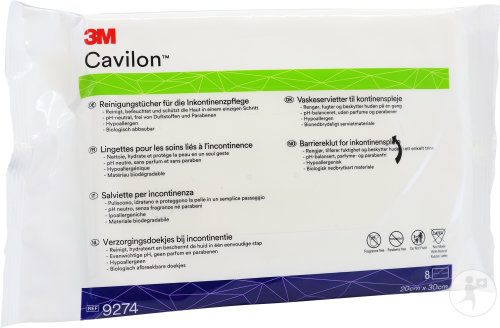 3M Cavilon Lingettes Pour Soins Complets 3en1 Pièces 8