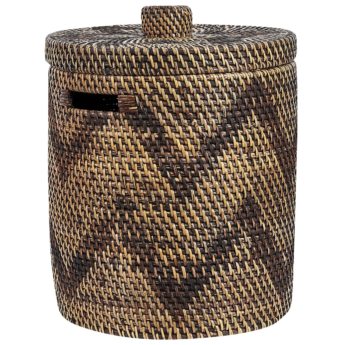 Beliani BOHOROK - Panier en rotin teinte naturelle