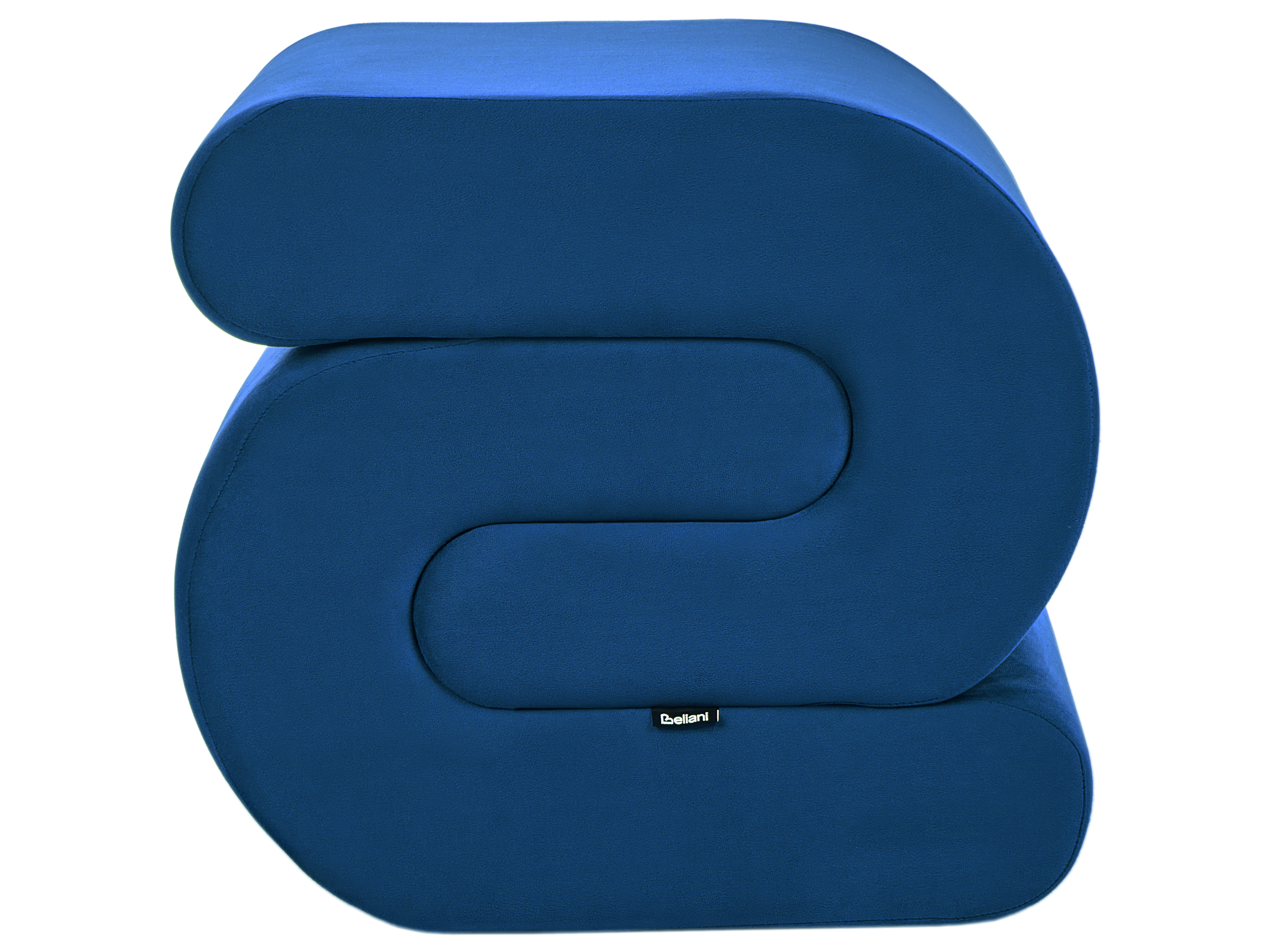 Poef ARCADIA Fluweel Marineblauw
