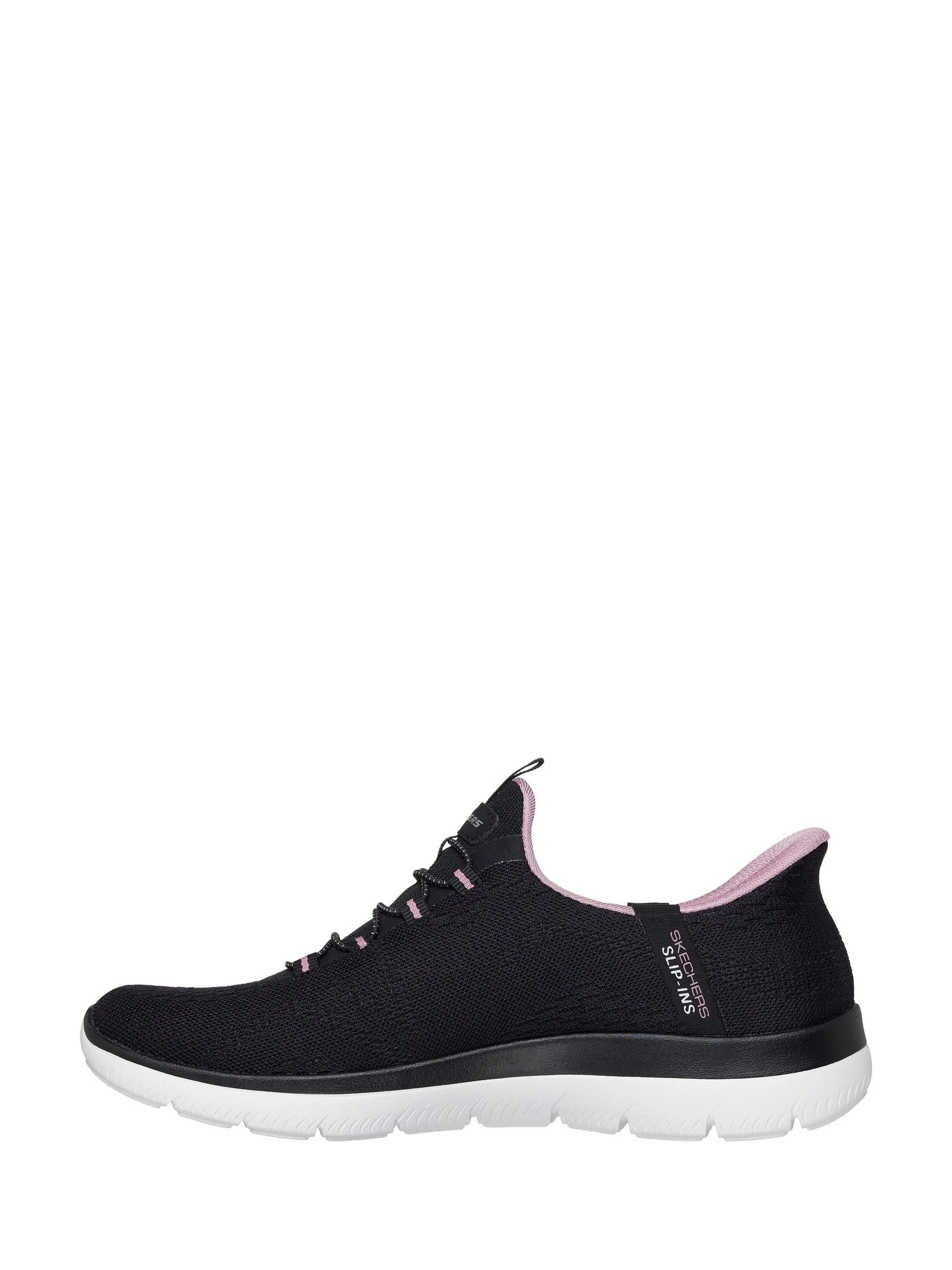 Zwart - Skechers dames instappers Summits Dazzling Haze sneakers