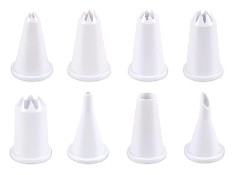 Städter Spritzbeutel Deko-Set 9-teilig Garniertüllen & Spritzbeutel