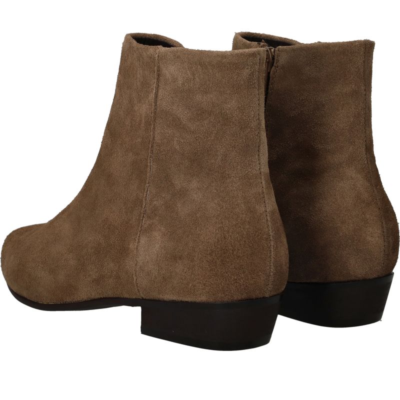 LOFF1881 Enkellaarsjes Taupe Dames