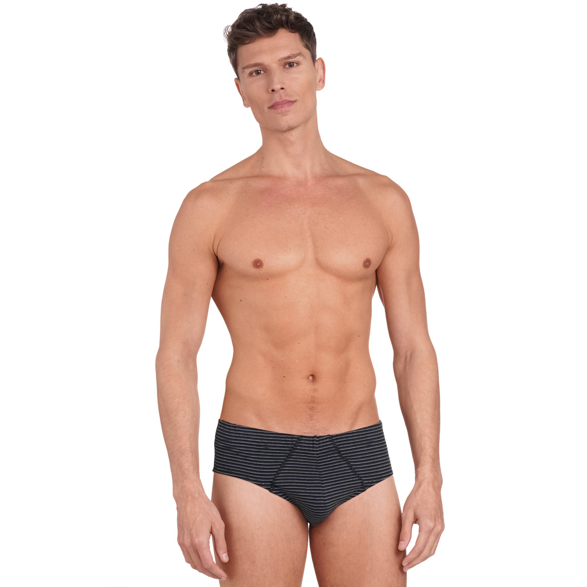 VanVaan Herren Slip mit Streifen schwarz