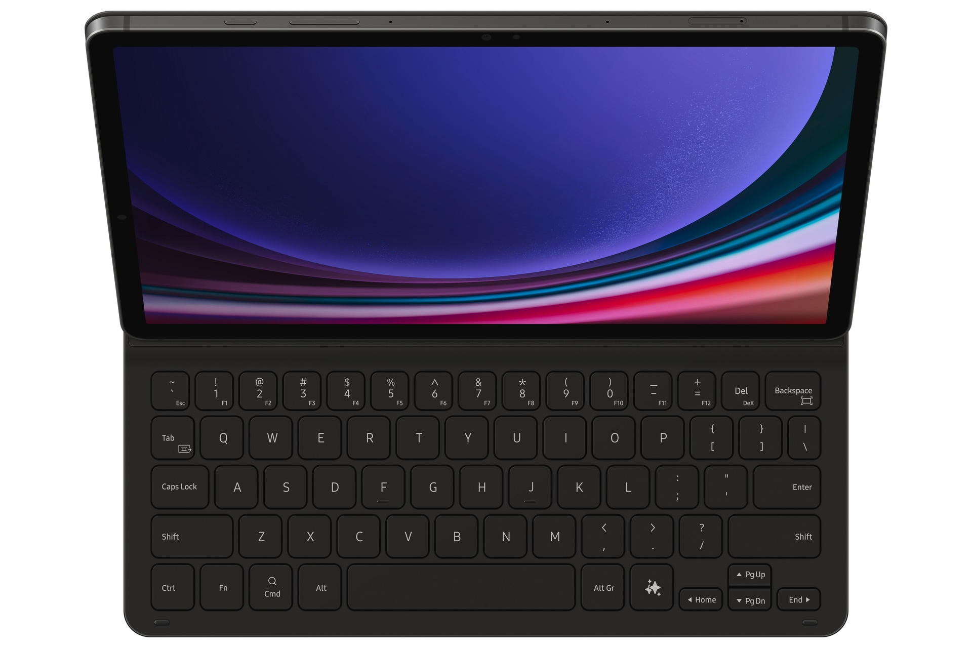 Samsung Tablet-Hülle »Book Cover Keyboard Slim für Galaxy Tab S9 | S9 FE | S10 FE« Tastatur Cover, Schutzhülle, Tablethülle, Case, Schutzcase, stossfest