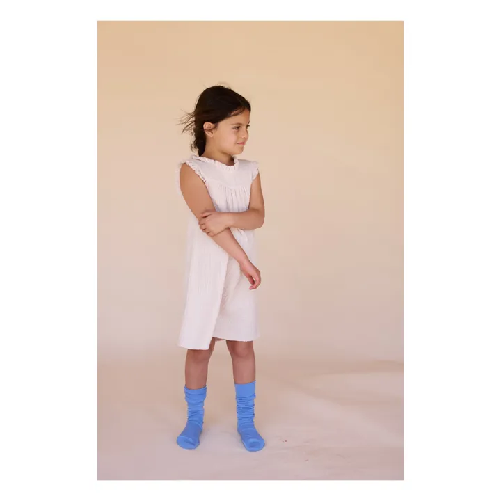 Longlivethequeen Robe Ruchée | Ecru
