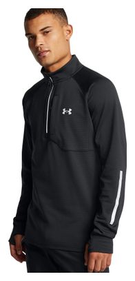 Haut thermique 1/2 Zip Under Armour Launch Elite CW Noir Homme