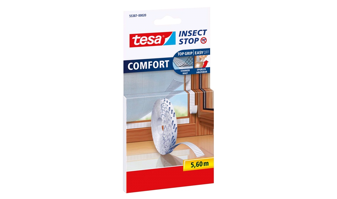 TESA Insektnet Comfort, burretape, 9mm