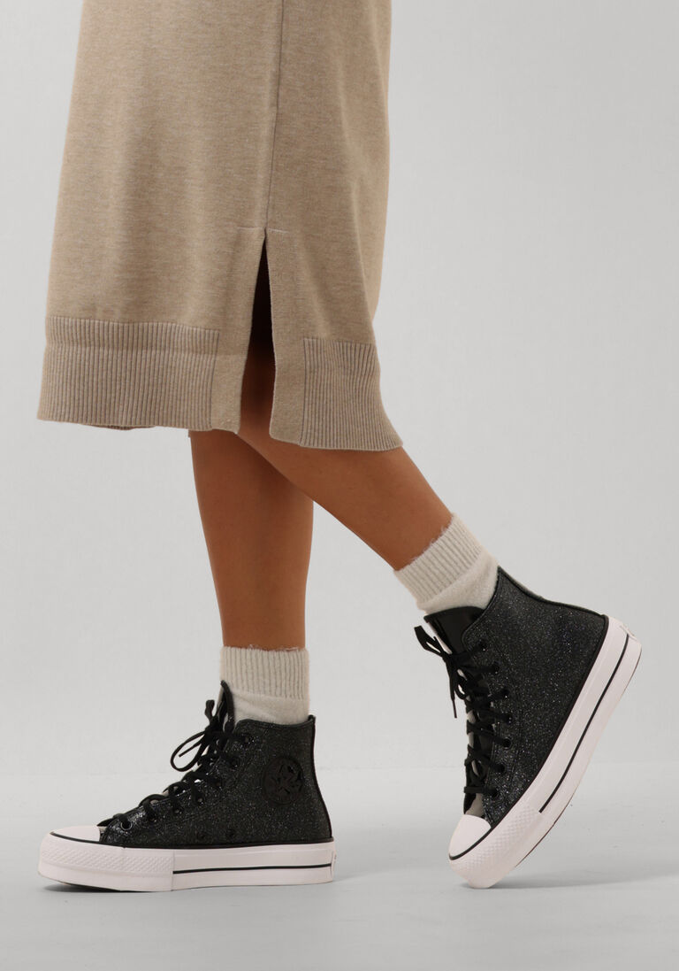 CONVERSE zwarte converse hoge sneaker chuck taylor all star lift hi