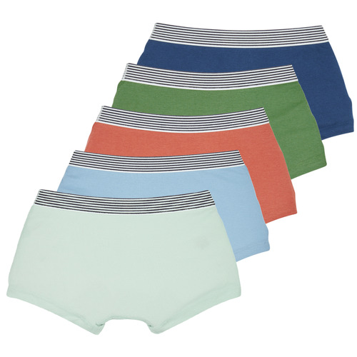 Petit Bateau - BOXERS PACK X5 - Multicolore