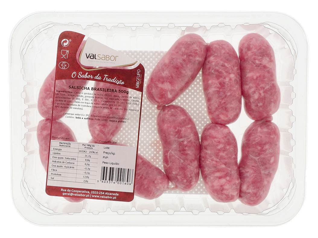 SALSICHA BRASILEIRA 500G