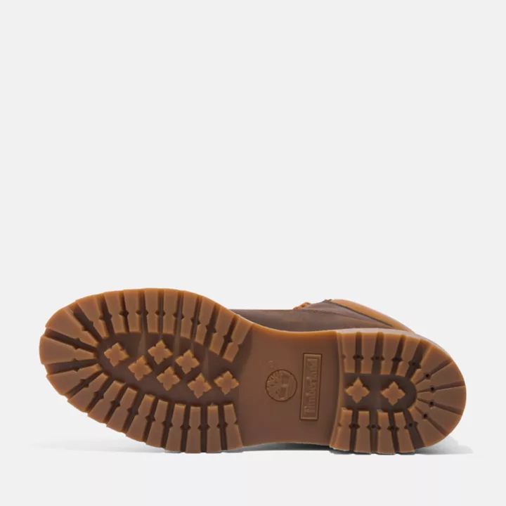 Bota Timberland Premium de 6 polegadas para homem em castanho/amarelo