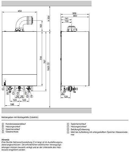 Paket Viessmann Vitodens 300-W 1,9 bis 25 kW Vitocell 100-W 150 Liter CUGA