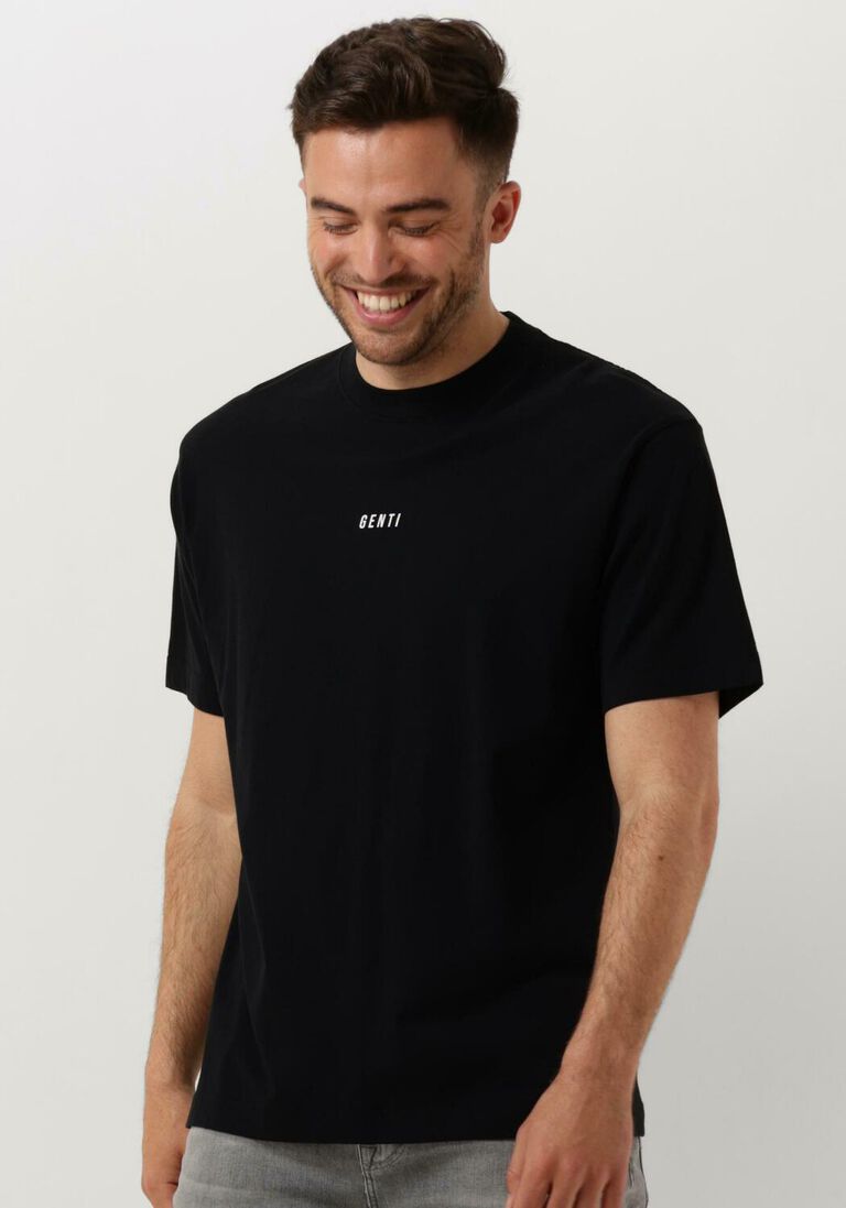GENTI zwarte genti t-shirt j9079-1223