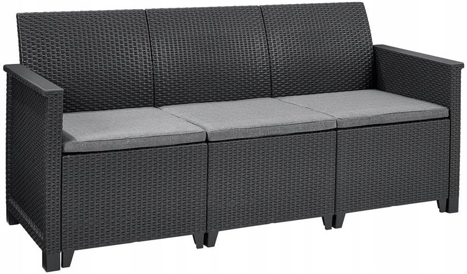 Keter Emma Lounge Set Gartenmöbel Graphit