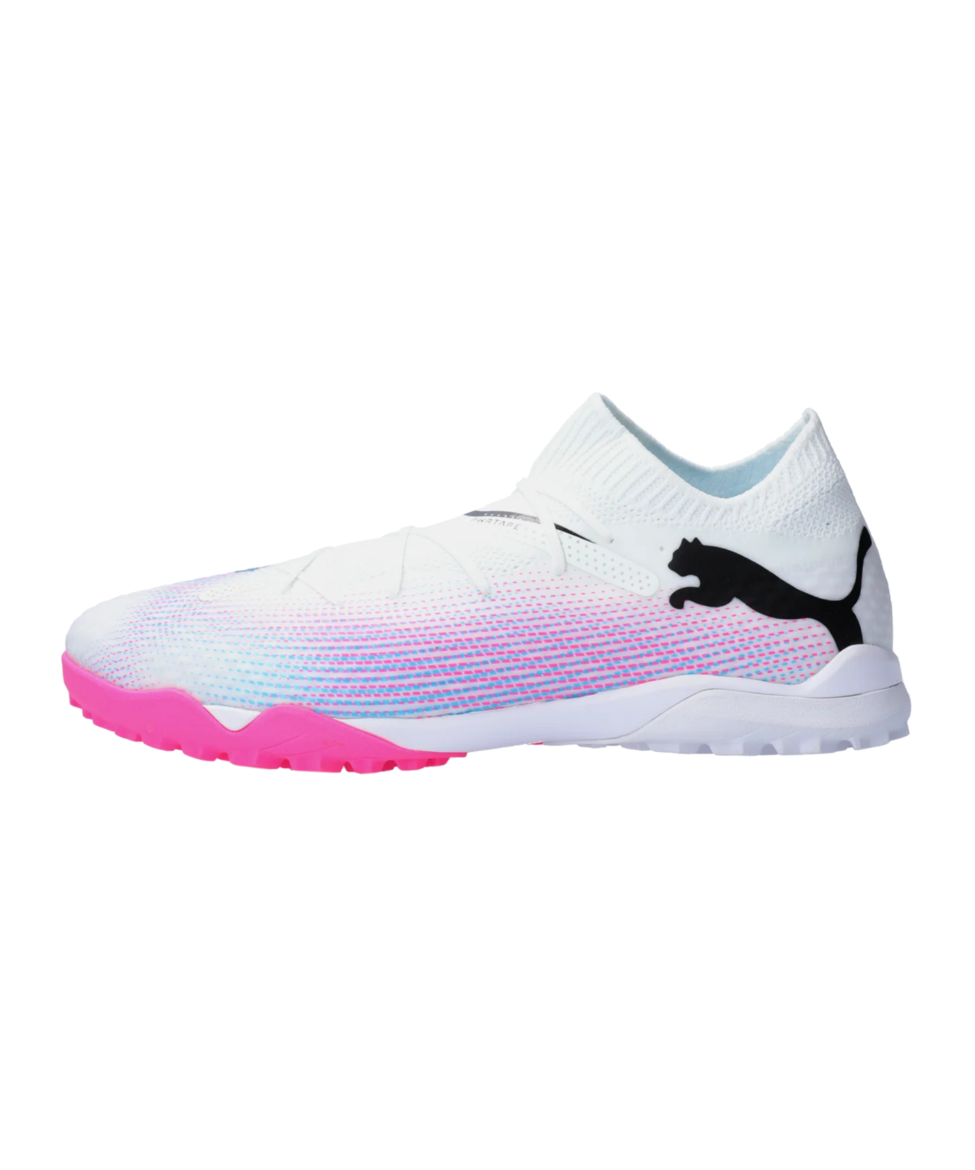 PUMA FUTURE 7 Pro Cage Phenomenal Weiss Schwarz Pink F01