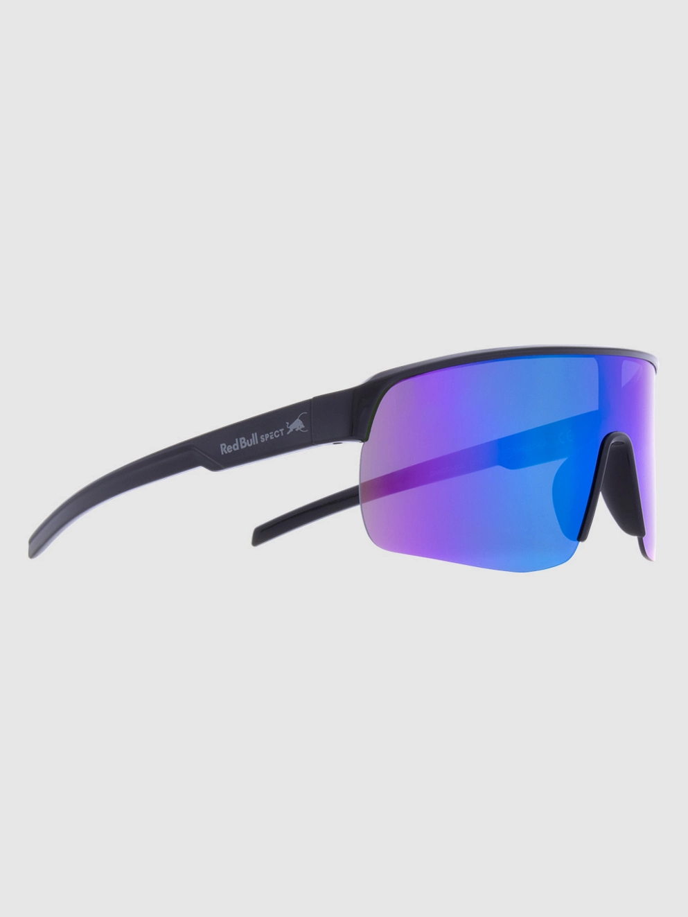 Red Bull SPECT Eyewear DAKOTA-008 Black/Green Sunglasses smoke with green mirror
