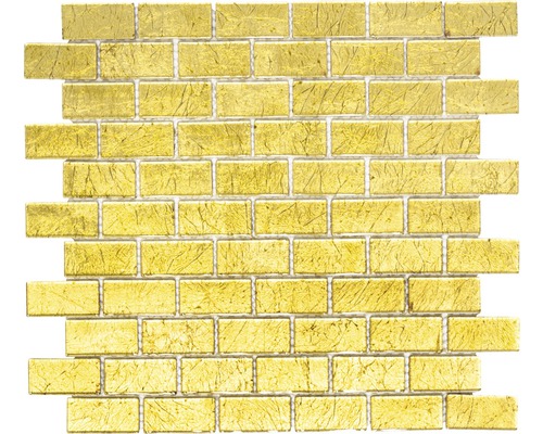 Glasmozaïek CM 4GO30 goud 30x30 cm