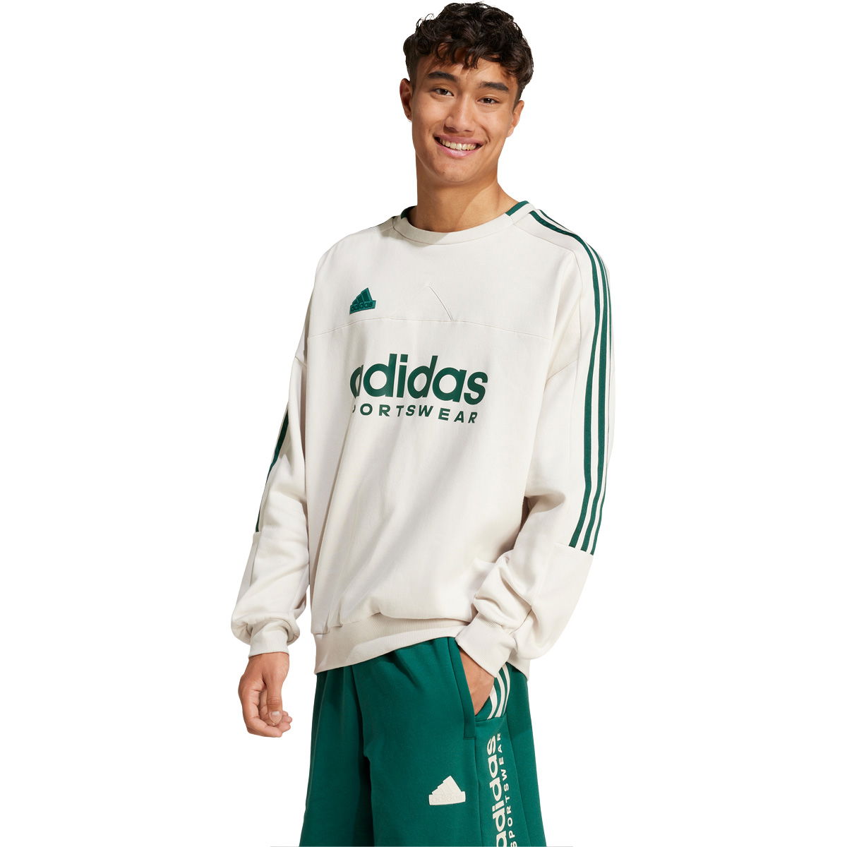 adidas Tiro Fleece Crew Sweatshirt Herre