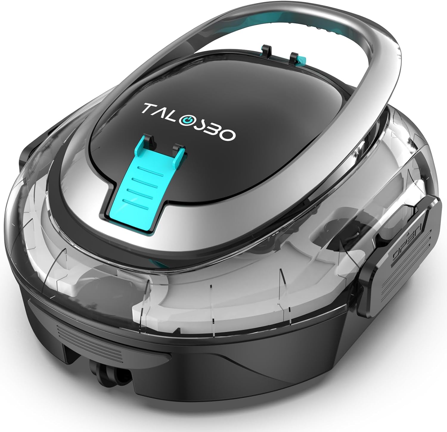 (2026 Upgrade) S2 Poolroboter,Doppelfiltration,Kabelloser Poolsauger Akku, 90 Min Automatische Reinigung mit Selbsteinparkfunktion,Dual Motoren Poolreiniger für Flache Böden Pools bis 80 m²