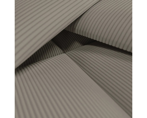 Wandkussen corduroy fluweel donkerbeige textiellook 90 x 15 cm