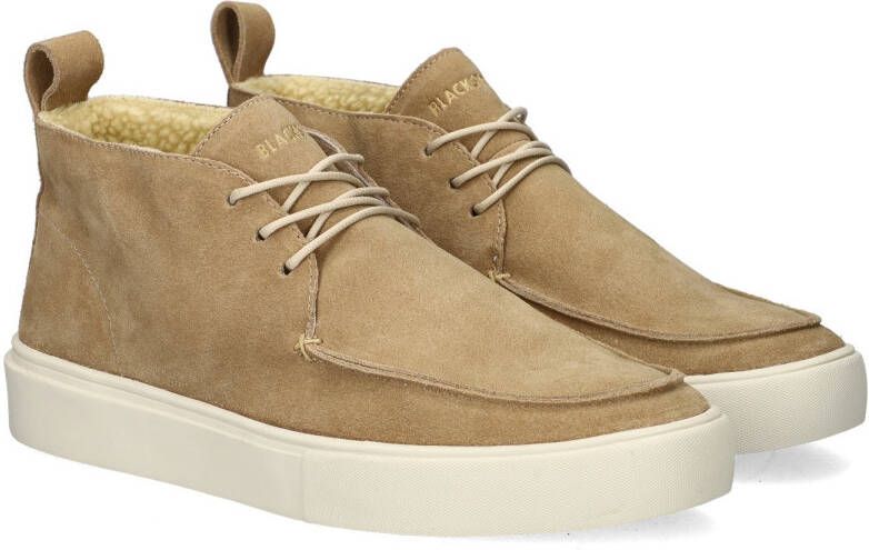 BLACKSTONE Veterboots Heren Ruby Jerrik Maat: 45 Materiaal: Leer Kleur: Beige