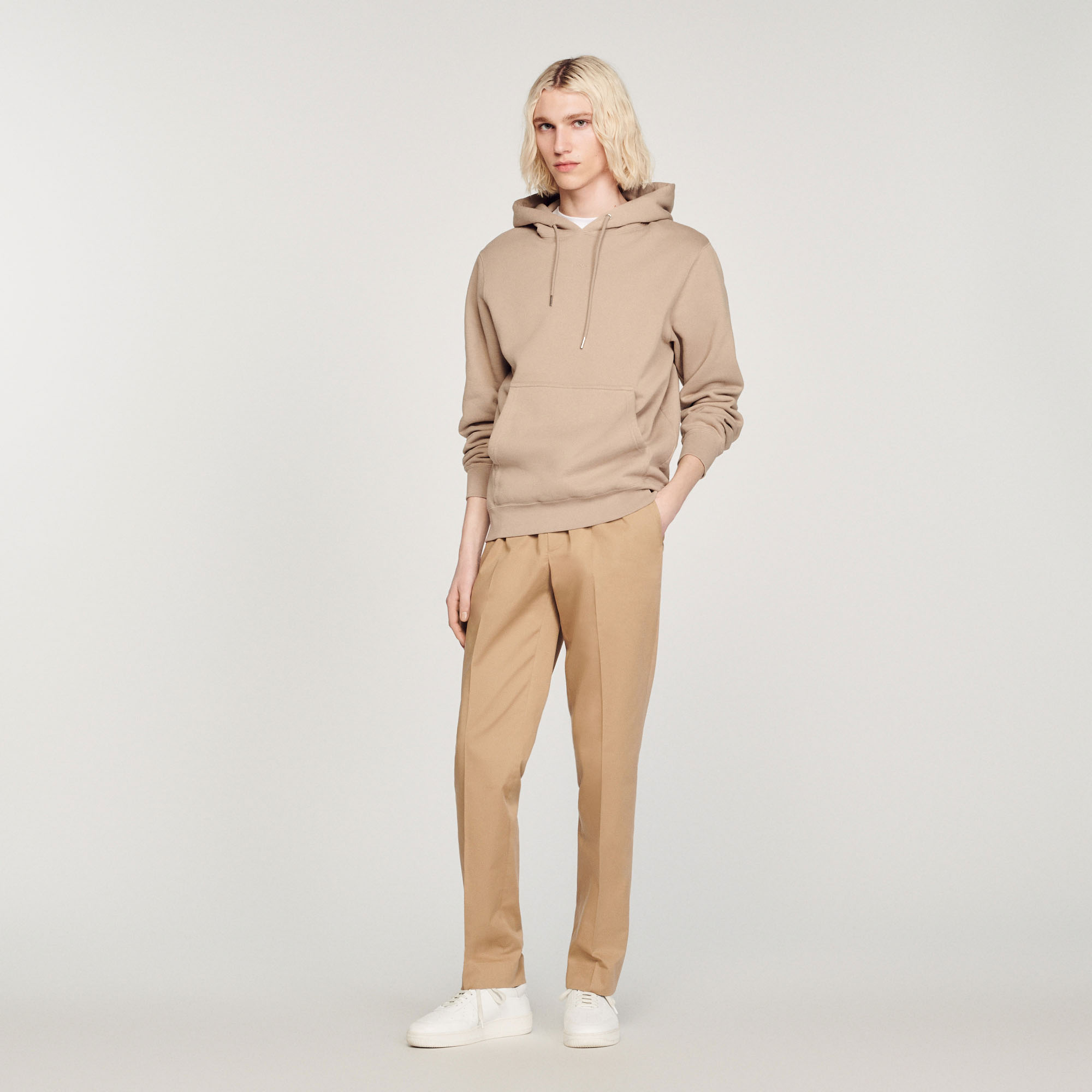 Pantalon droit elastique