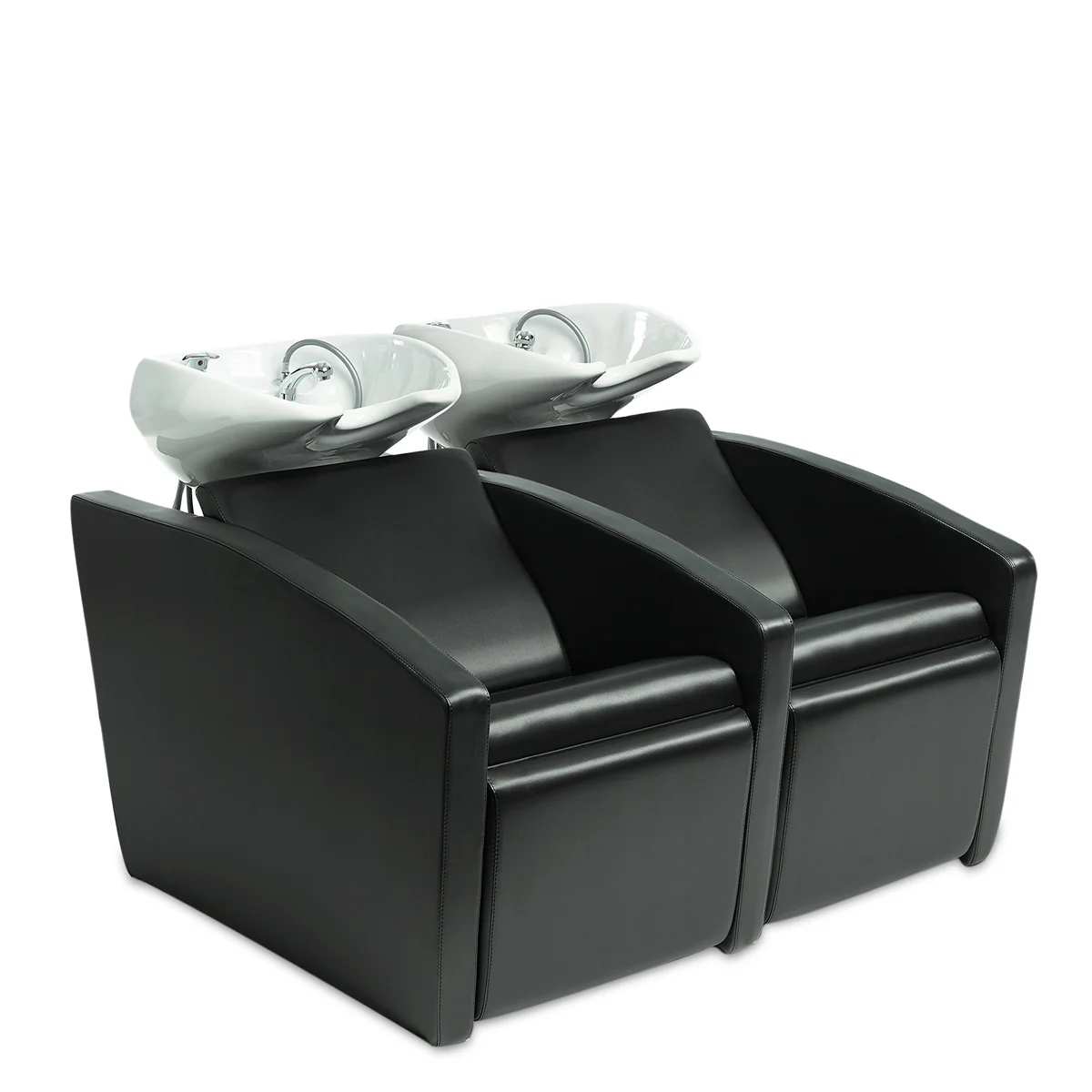 Bac ADRIEN 2 places Fixe Cuvette Blanche