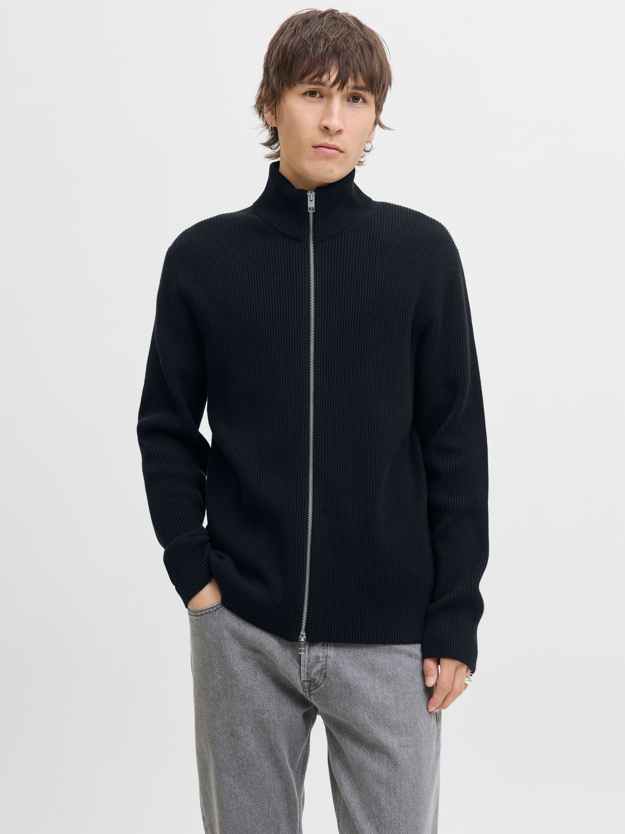 Jack & Jones Strickjacke »JJEPERFECT KNIT ZIP CARDIGAN SN«
