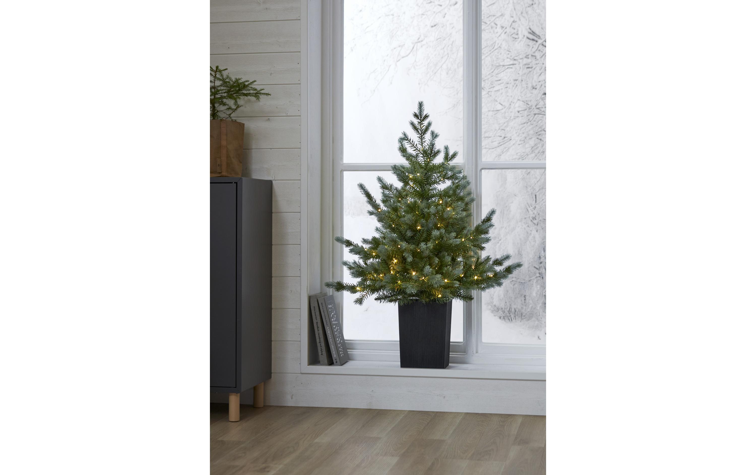 Weihnachtsbaum LED Greyland M, 80 LEDs, 95 cm, Grün<br>LED Baum