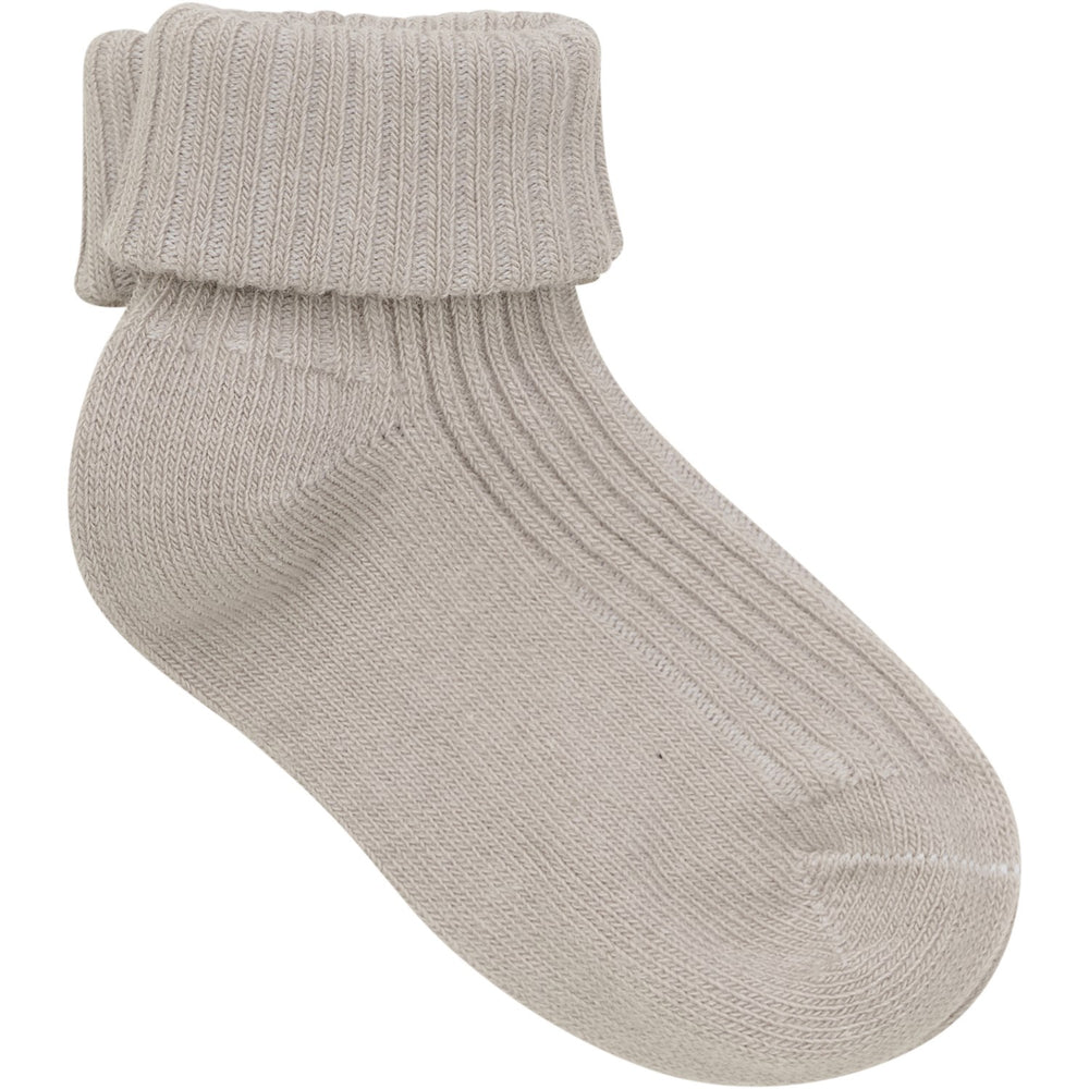 Køb Minymo Light Taupe Baby Strømpe Rib 3-Pak