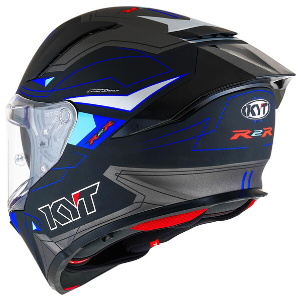 kyt - Casque R2R Led Noir Mat / Bleu