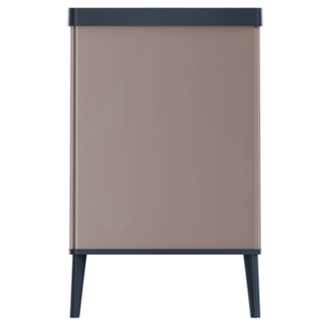 Curver Verto High Afvalemmer 54l Pearl Rose