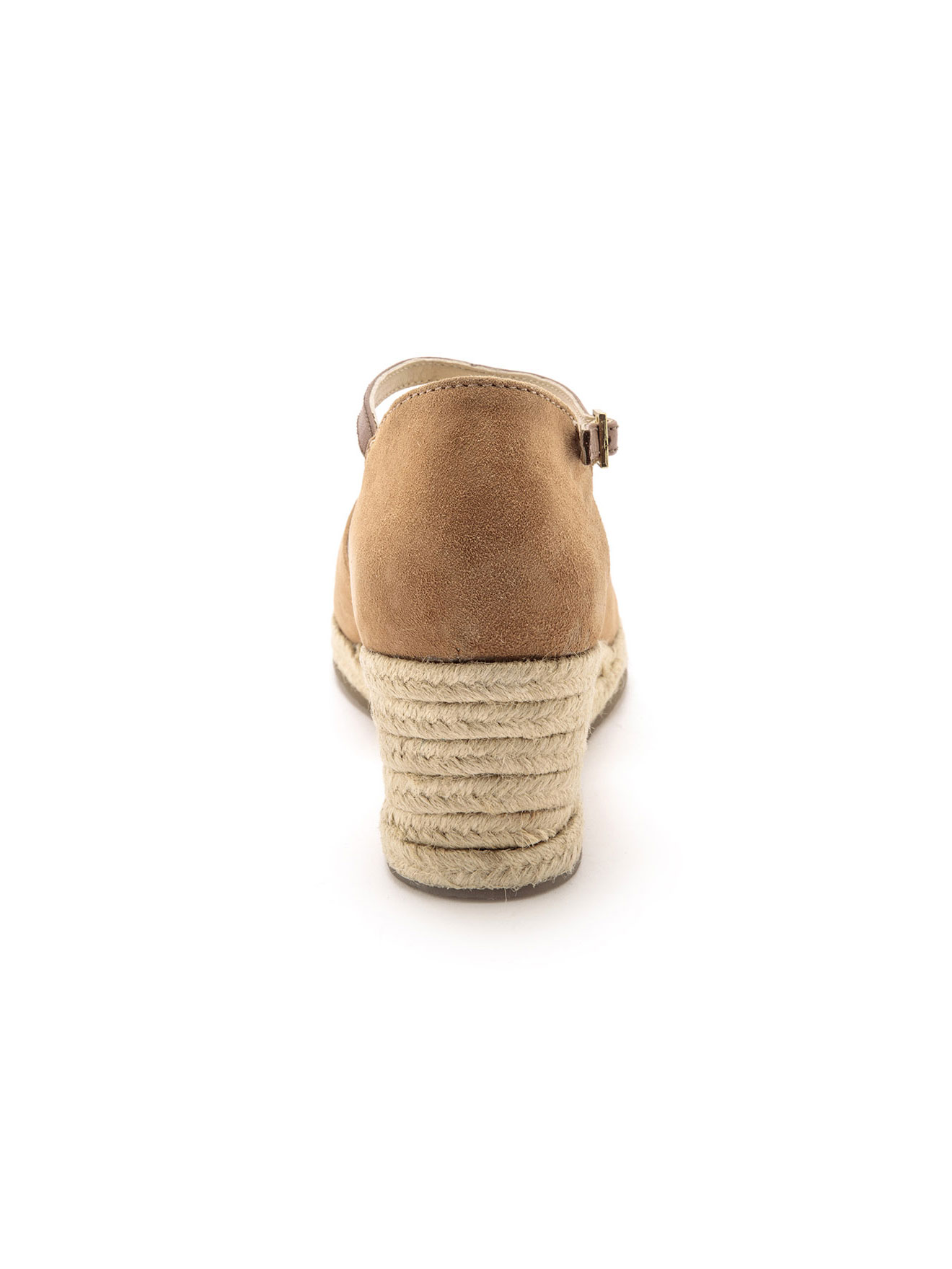 Sandales hautes cuir semelle corde