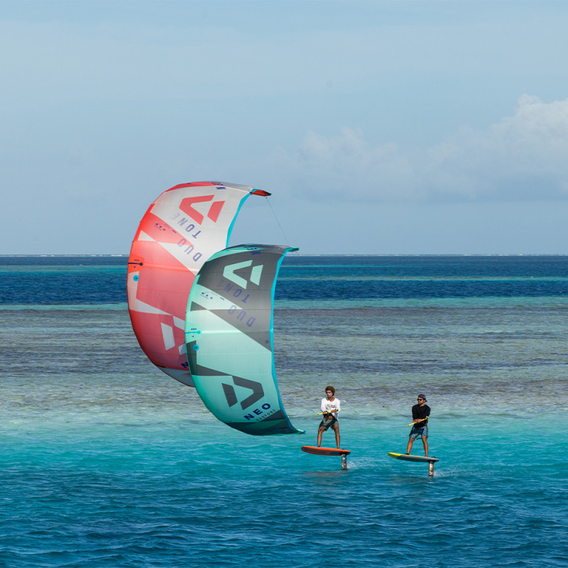 AILE DE KITESURF DUOTONE NEO 2025 CORAL/LIGHT GREY