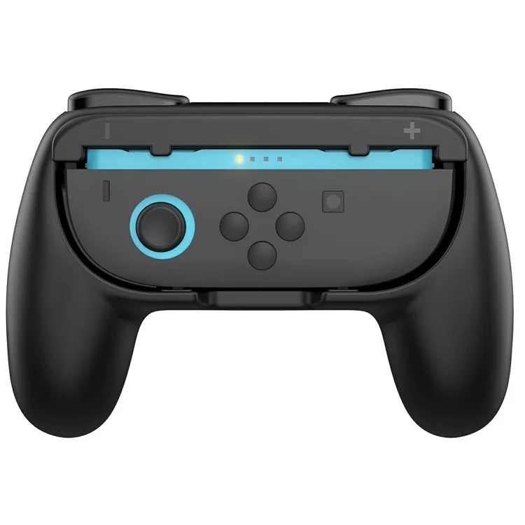 (2er Set) Griff Halterung Gamepad Hülle kompatibel für Nintendo Switch 2 / Konsole Rutschfeste Controller-Aufsätze - Schwarz