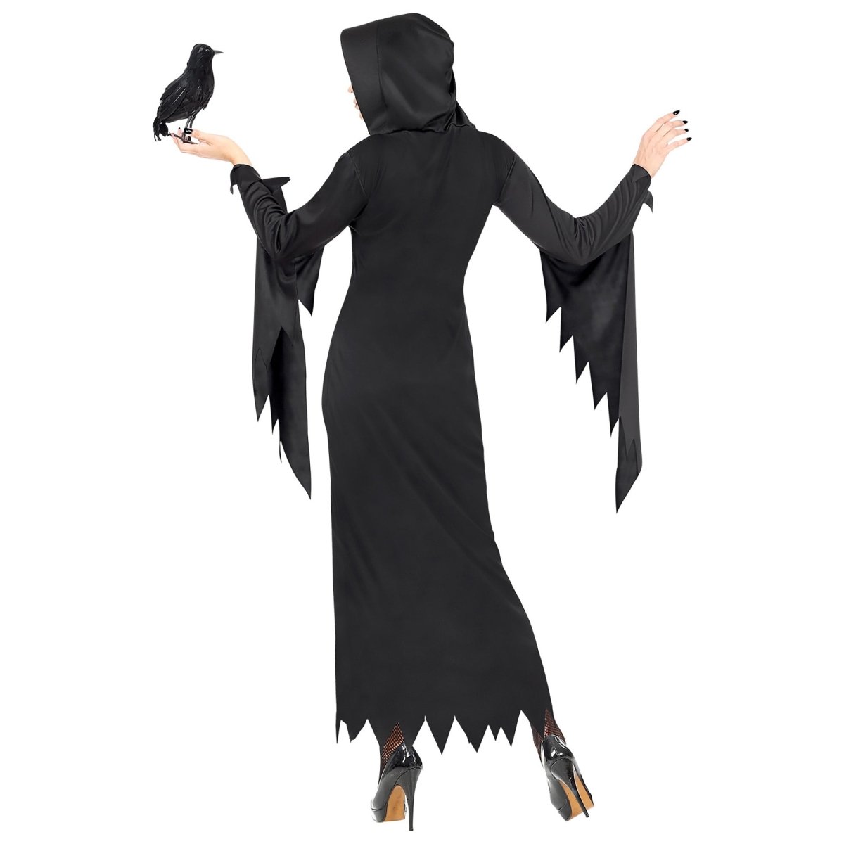 Halloween Jurk Zwart Dames Gotisische Koningin