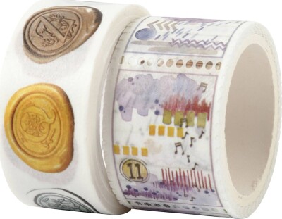 Masking Tape - Segl- Og Landskabsmotiver - L 3+5 M - B 20+25 MM - 2 Ruller