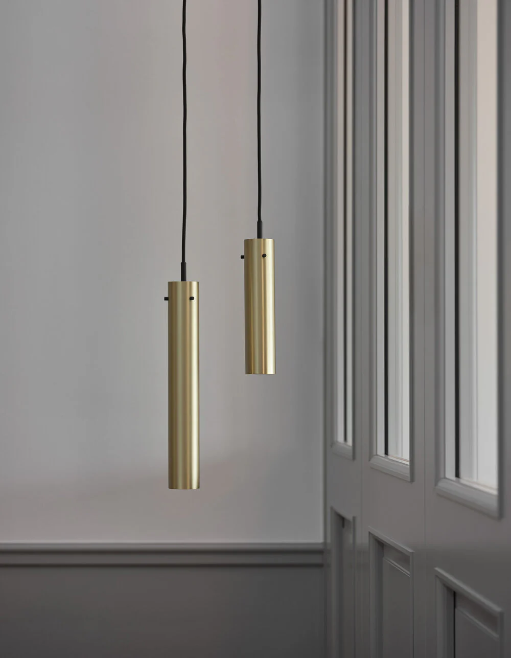Frandsen  FM 2014 pendel, Solid Brass Polished - H24 cm.