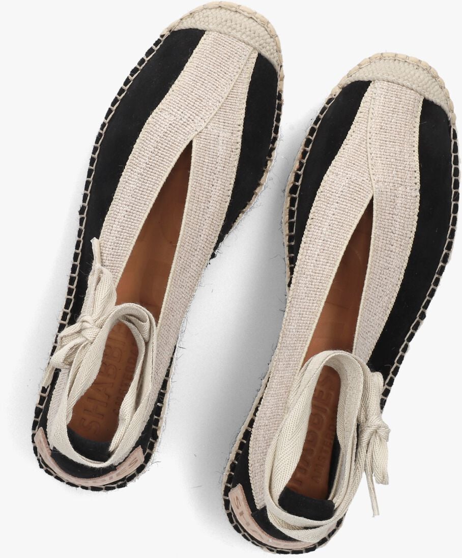 zwarte shabbies espadrilles palma