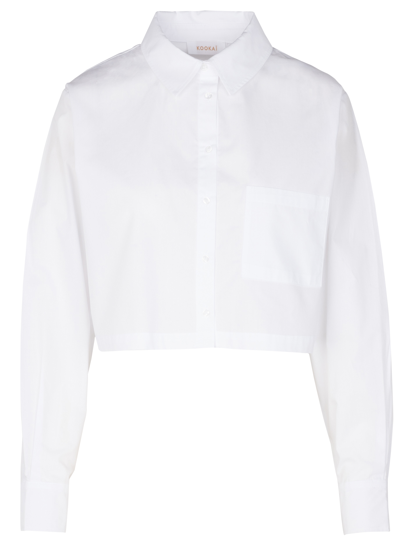 AUGUSTINE - Chemsie col classique en coton | Blanc